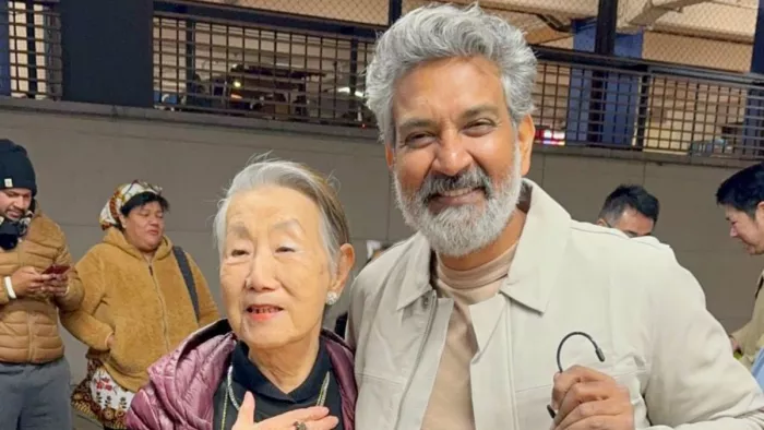 83 साल की जापानी महिला फैन ने बनाया SS Rajamouli का दिन, (X Image)