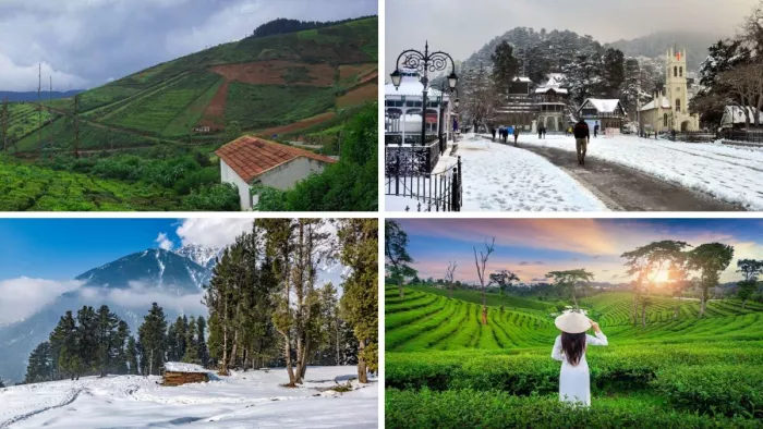 अप्रैल के महीने में हिल स्टेशन घूमने का मजा दोगुना हो जाता है। (Image Credit- Social media/freepik)