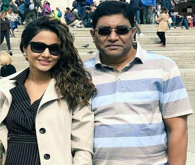 टेलीविजन एक्ट्रेस हिना खान के पिता का निधन, मुंबई में ली अंतिम सांस
