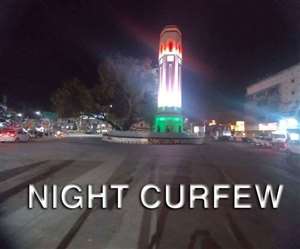 अब रात्रि कर्फ्यू शाम सात बजे से सुबह पांच बजे तक लागू करने का निर्णय लिया है।