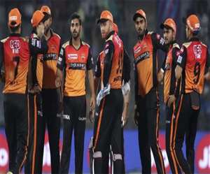 IPL 2021: सनराइजर्स हैदराबाद की टीम (एपी फोटो)