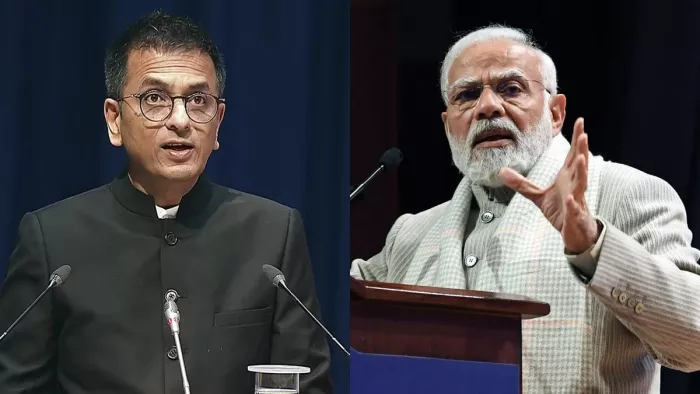 D Y Chandrachud सरकार के कानूनों की सीजेआई ने की तारीफ।