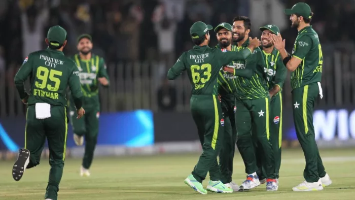 पाकिस्तान ने न्यूजीलैंड को दूसरे टी20 मैच में 7 विकेट से हराया। फोटो- PCB