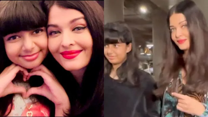 File Photo of Aaradhya Bachchan and Aishwarya Rai Bachchan