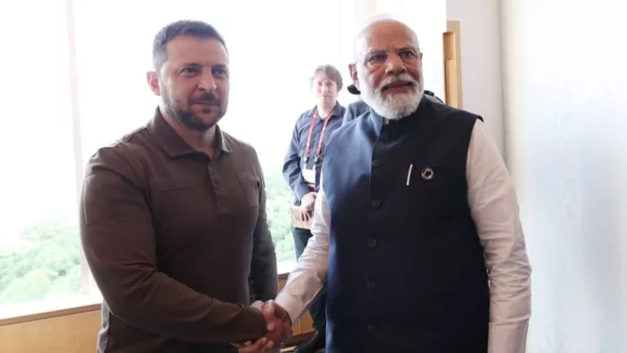 पीएम मोदी ने हिरोशिमा में की यूक्रेन के राष्ट्रपति जेलेंस्की से मुलाकात