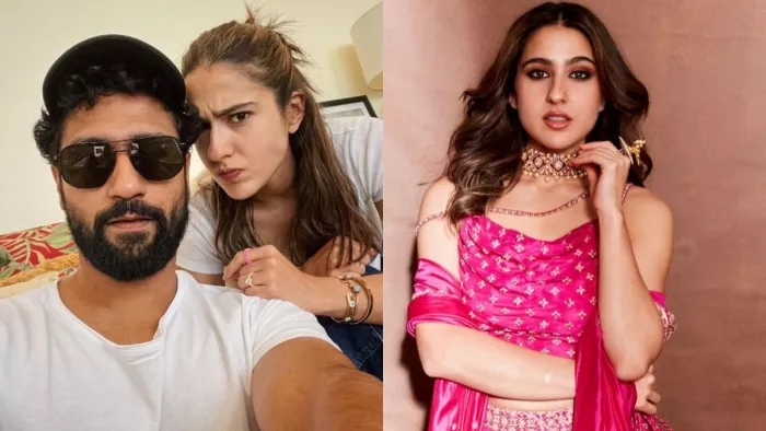 File Photo of Vicky Kaushal and Sara Ali Khan