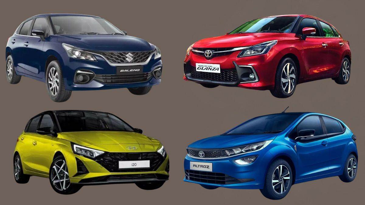 waiting period on premium hatchback cars in may 2024 maruti baleno tata altroz hyundai i20 toyota glanza