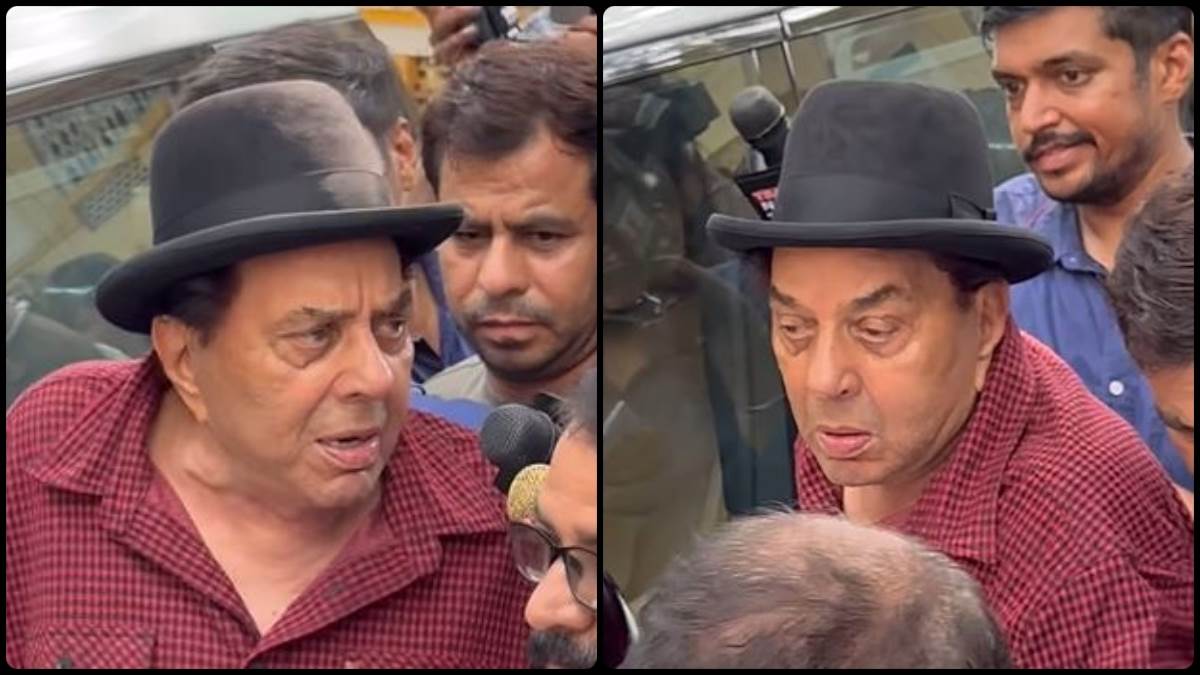 dharmendra angry on paparazzi for questioning him says love you parents watch video here