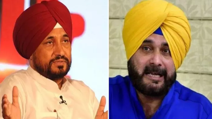 लोकसभा चुनाव 2024: चरणजीत सिंह चन्नी और नवजोत सिंह सिद्धू। (फाइल फोटो)