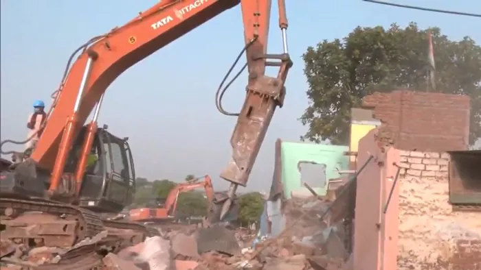 2.5 लाख वर्ग मीटर की भूमि से अतिक्रमण हटाया जाना है (फोटो: स्क्रीनग्रैब)