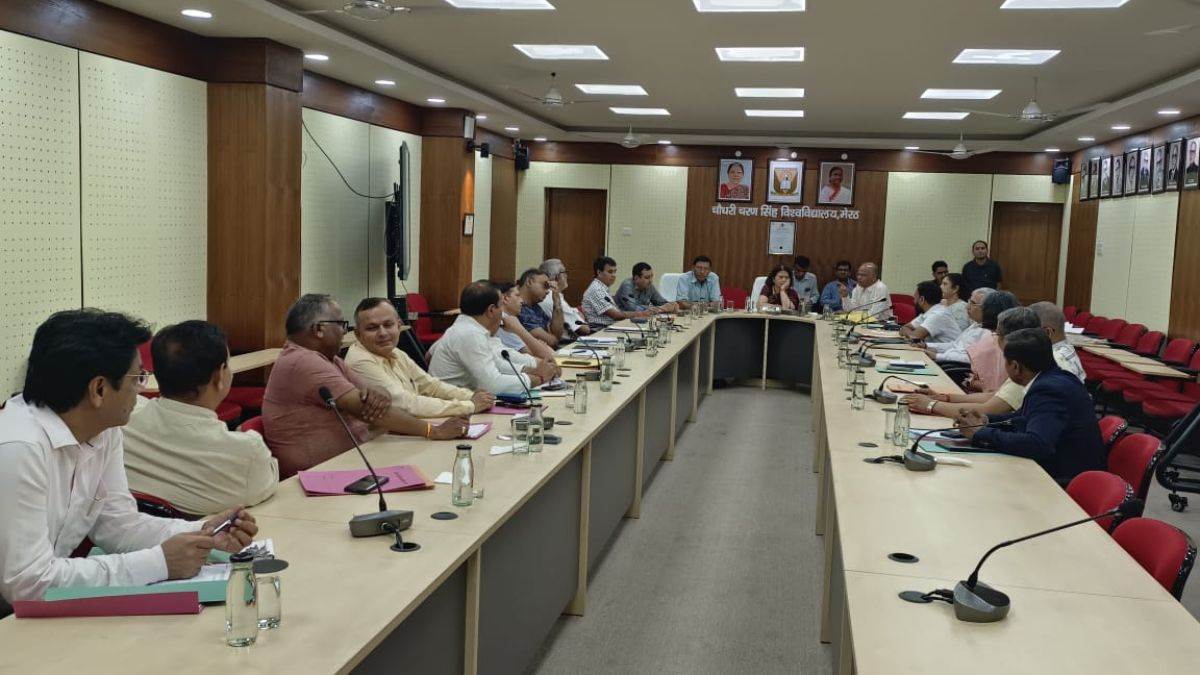 meerut news ccsu exam schedule released for even semesters