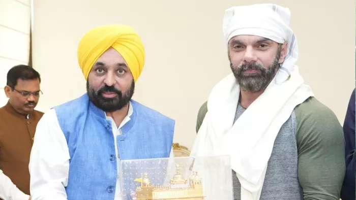 भगवंत मान और एक्टर सोहेल खान (फोटो क्रेडिट- एक्स)