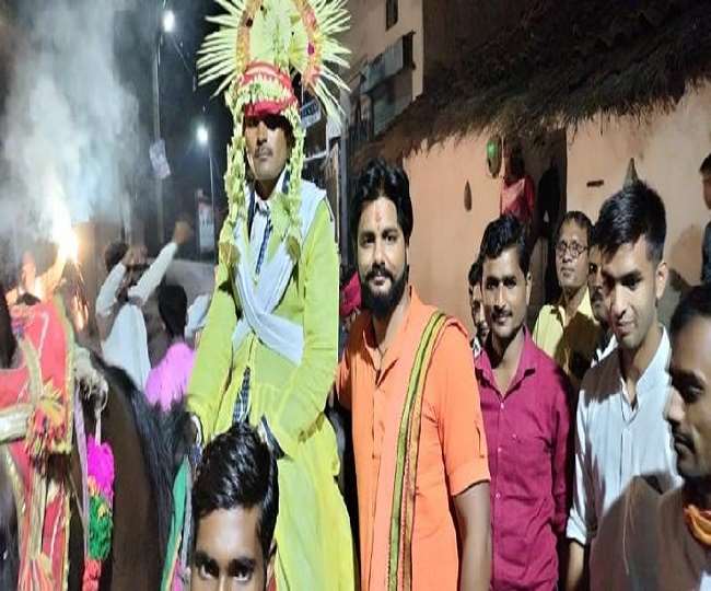 intresting story of groom who ride on mare during wedding by help of social orgnaization jagran special