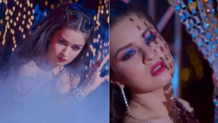 Still Photo of Avneet Kaur from Meri Jaan Jaan Song of Tiku Weds Sheru