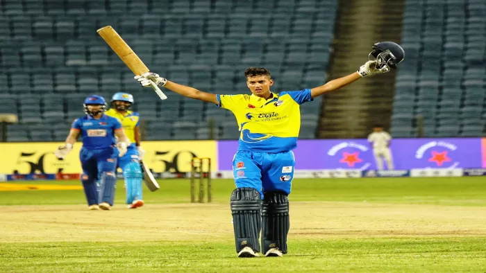 Arshin Kulkarni MPL T20- Pic Credit- Twitter