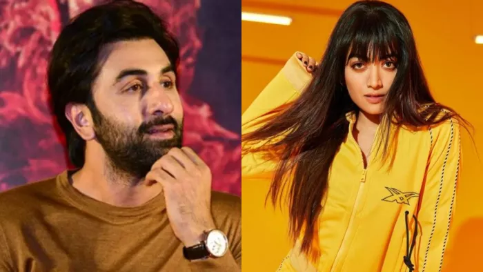 File Photo of Ranbir Kapoor and Rashmika Mandanna