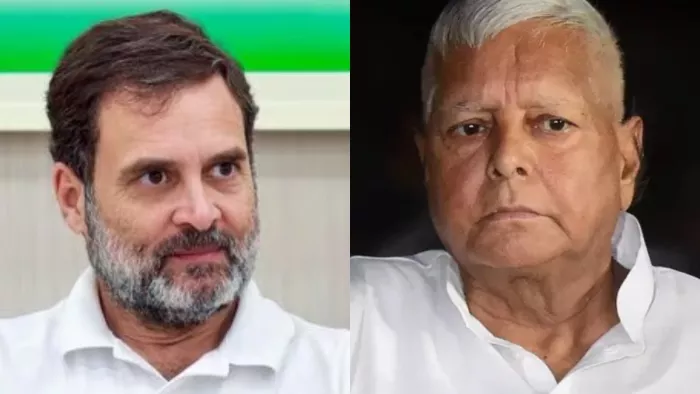 कांग्रेस सांसद राहुल गांधी और राजद सुप्रीमो लालू यादव। (फाइल फोटो)