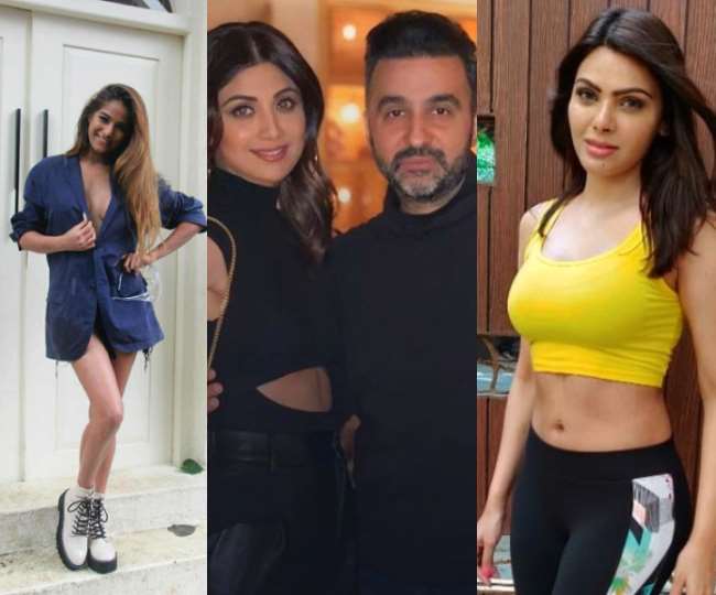 पूनम पांडे, शिल्पा शेट्टी और राज कुंद्रा, शर्लिन चोपड़ा, तस्वीर: @iPoonampandey/rajkundra9/sherlynchopraofficial