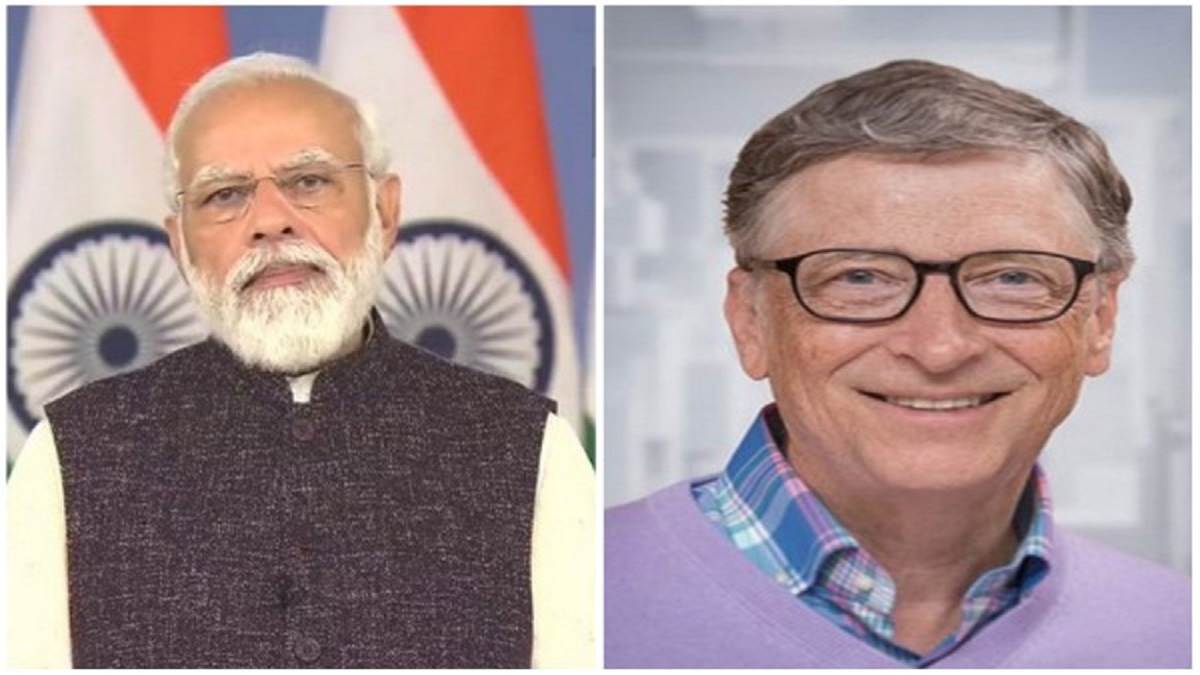 bill gates congratulates pm modi bill gates congratulates pm modi on indias 200 crore covid 19 vaccinations