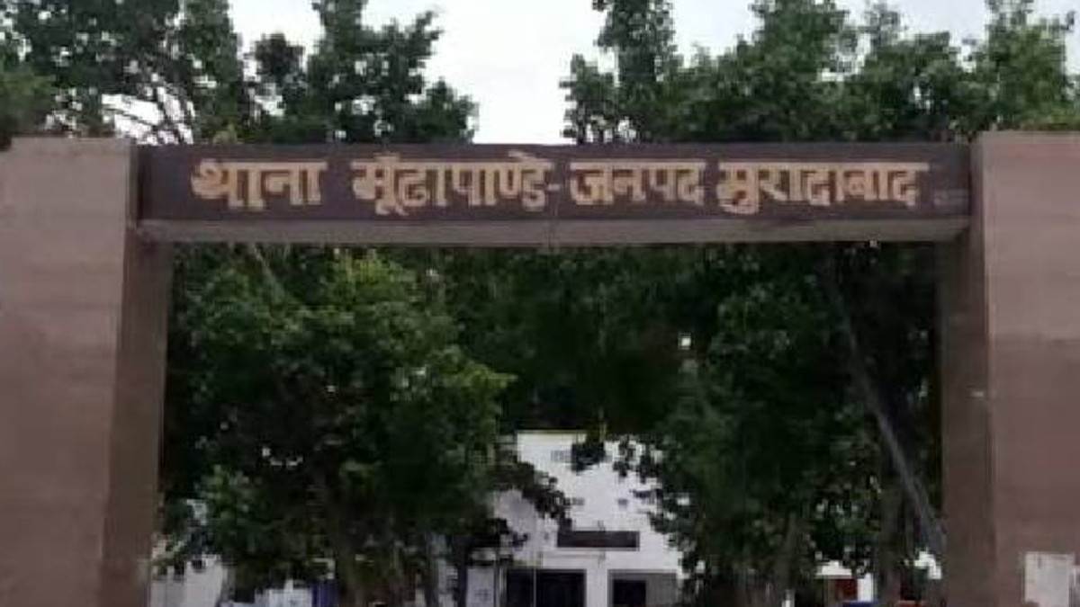 head moharrirs body was found lying naked inside the police station in moradabad