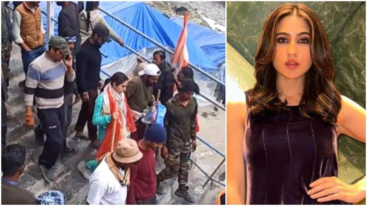 amarnath yatra 2023 actress sara ali khan did amarnath yatra video going viral on internet