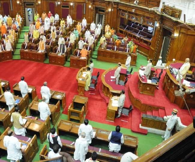 UP Vidhan Sabha Session कोरोना ने बदला नजारा, जोश न जज्बा बस संसदीय परंपरा निभाने की