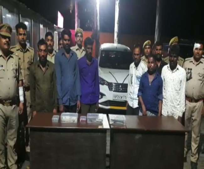 shahjahanpur encounter news seven miscreants of bawaria gang arrested in police encounter sub inspector and constable injured