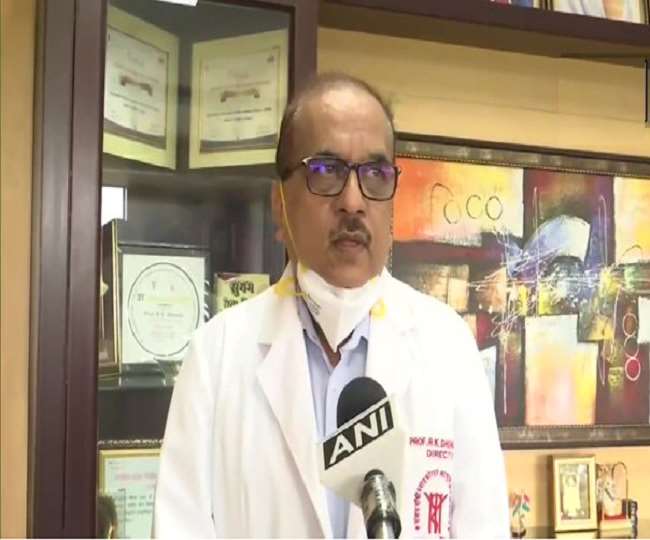 लखनऊ में संजय गांधी पीजीआइ के निदेशक प्रोफेसर आरके धीमान