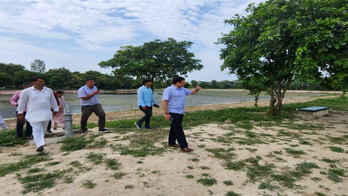 सीडीओ ने किया भोजपुर ब्लाक का निरीक्षण