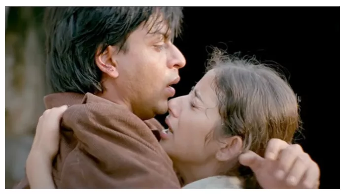 Still Image of Shah Rukh Khan and Manisha Koirala from Dil Se