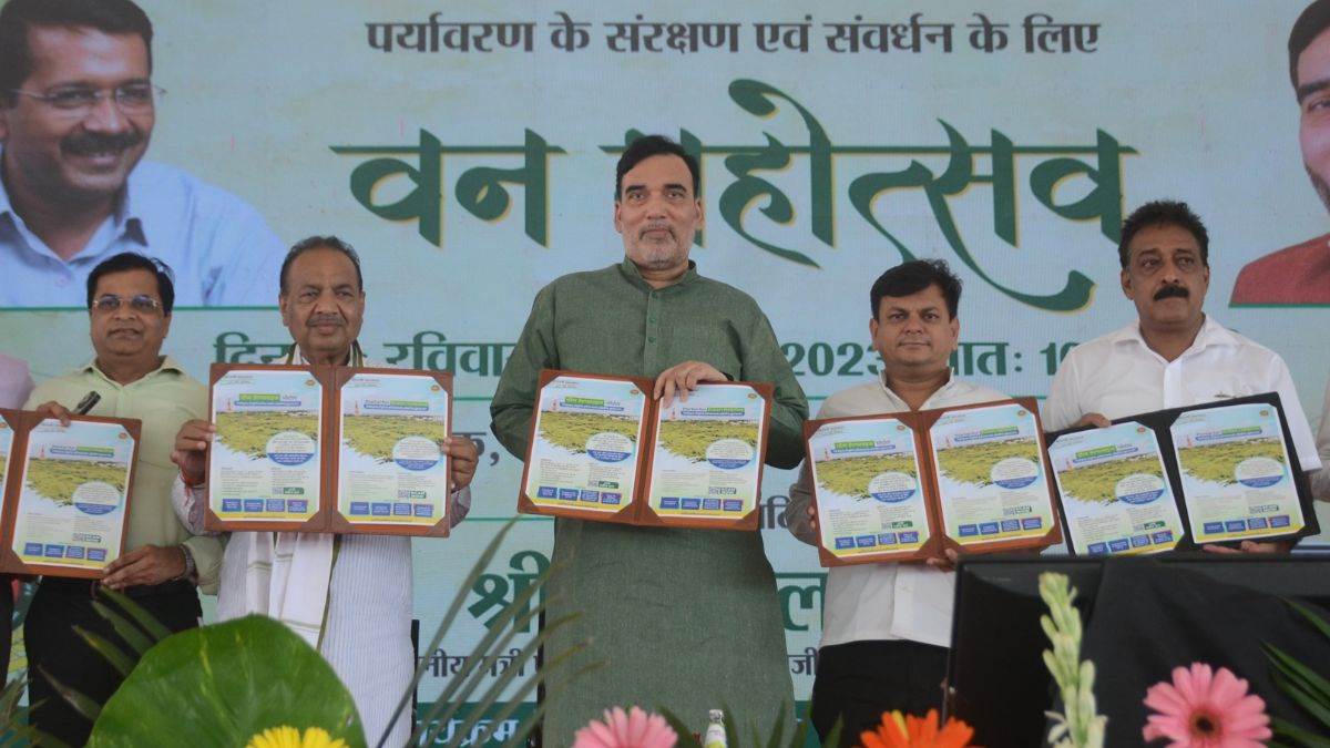 ncr continuous decline in delhi pollution minister gopal rai said in inauguration of 6th van mahotsav