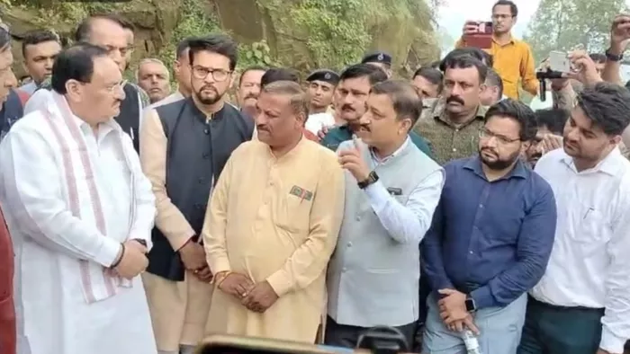 आपदा प्रभावित क्षेत्रों का BJP राष्ट्रीय अध्यक्ष जेपी नड्डा ने किया दौरा : जागरण