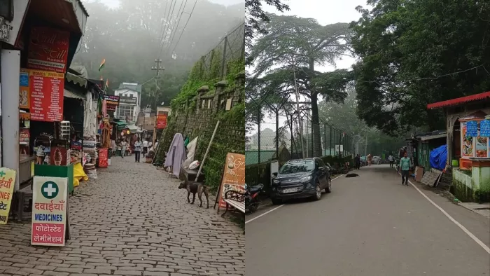 कसौली में पर्यटन कारोबार ठप: वीकेंड पर 10 प्रतिशत से भी कम रही ऑक्यूपेंसी, बाजारों में पसरा सन्नाटा