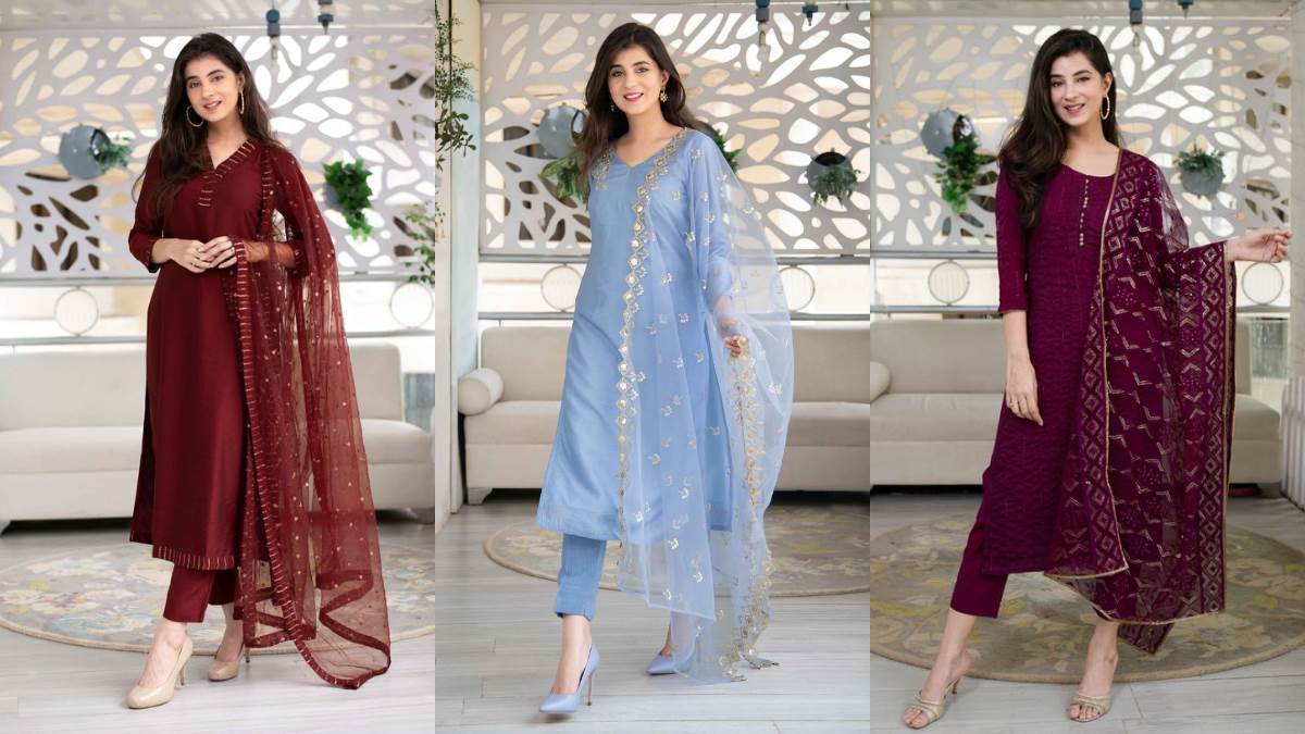 महिलाएं ध्यान दें! इन पार्टी वीयर Kurta Set को दुपट्टे के साथ स्टाइल कर निकलेंगी बाहर तो लोग होंगे आपके दिवाने