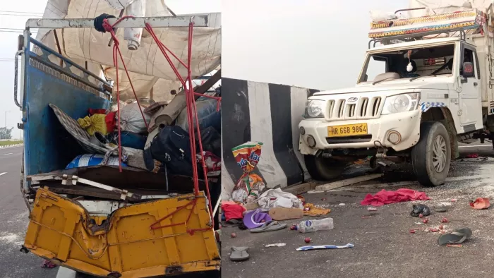 केएमपी एक्सप्रेस वे पर भीषण हादसा हुआ है। जागरण