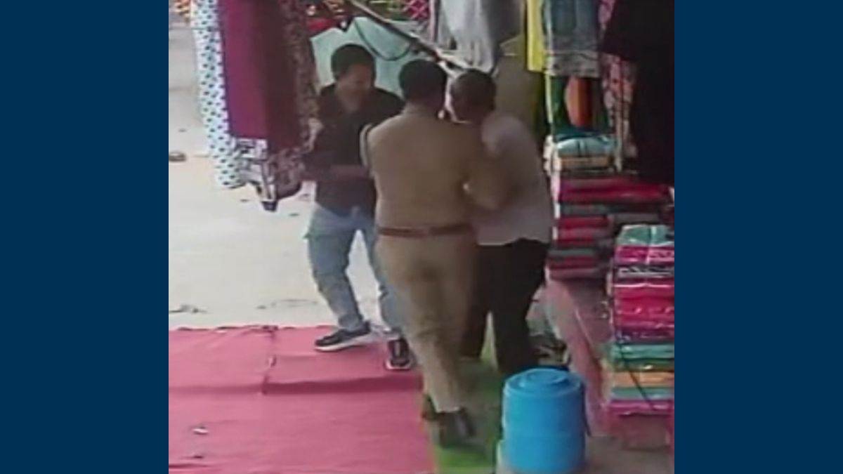 meerut news police brutality allegations against cloth merchant