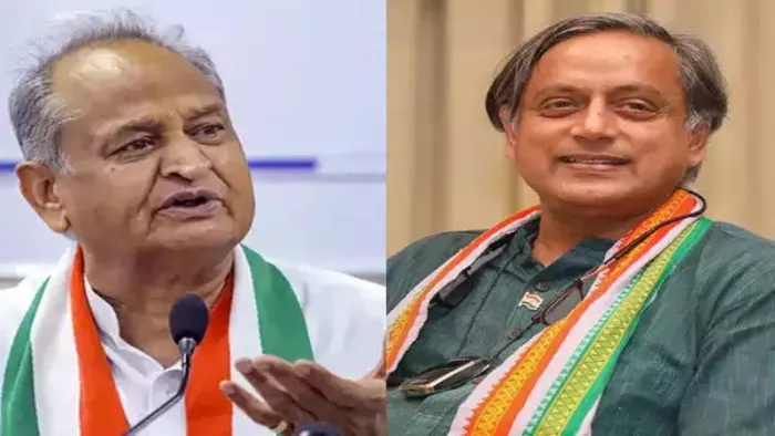 राजस्थान के मुख्यमंत्री अशोक गहलोत vs पूर्व केंद्रीय मंत्री और सांसद शशि थरूर