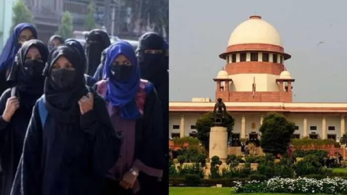 हिजाब (Hijab) को लेकर सुप्रीम कोर्ट (Supreme Court) में सुनवाई हो रही है।