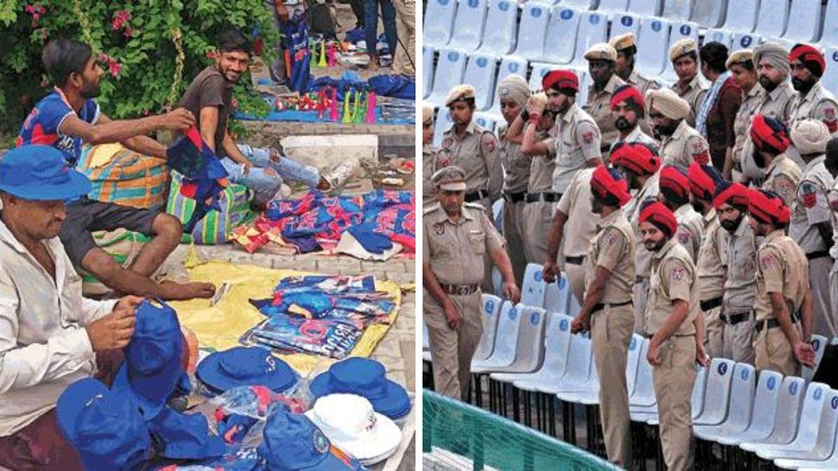 india australia t20 match today tight security outside and inside the mohali stadium