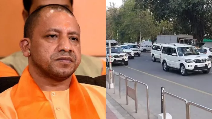 CM Yogi In Lucknow: सड़क पर गंदगी और गड्ढे देख नाराज हुए सीएम योगी