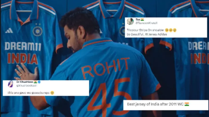 Team India Jersey Launched: विश्व कप के लिए नई भारतीय जर्सी हुई लॉन्च