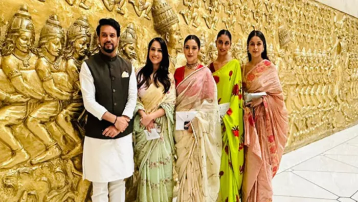 नए संसद भवन में 'थैंक्यू फॉर कमिंग' की स्टारकास्ट (Photo Credit-Twitter)