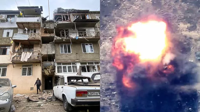 Azerbaijan Armenia War: अजरबैजान ने आर्मेनिया के खिलाफ छेड़ी जंग, सैन्य हमले में मारे गए 25 लोग (फोटो एपी/एएफपी)