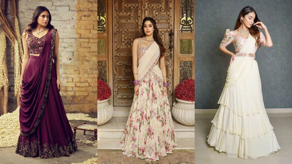 ऑनलाइन लगी लाइन! मात्र ₹781 की शुरुआती रेंज में Lehenga Saree की बिक्री में आई बाढ़, महिलाएं पड़ेगी एक-दूसर पर टूट