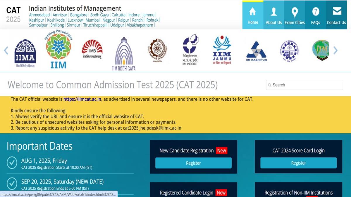 iim cat registration 2025 last date is today candidate can see here how to apply for cat exam