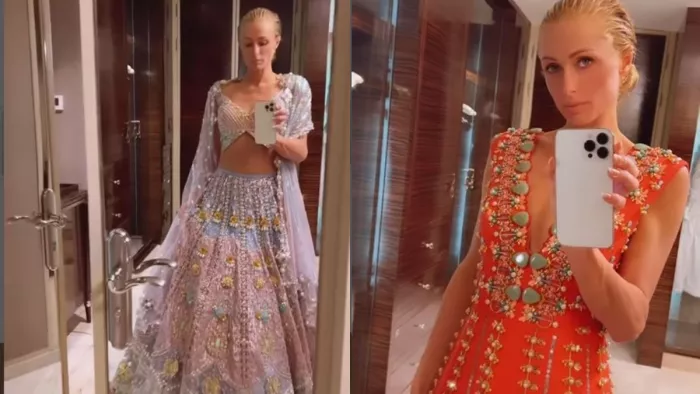 Paris Hilton Indian Look Video: पेरिस हिल्टन का वीडियो वायरल हो गया है।