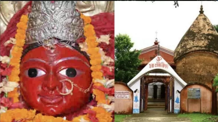 दुमका के मलूटी गांव में दुर्गा पूजा की धूम।