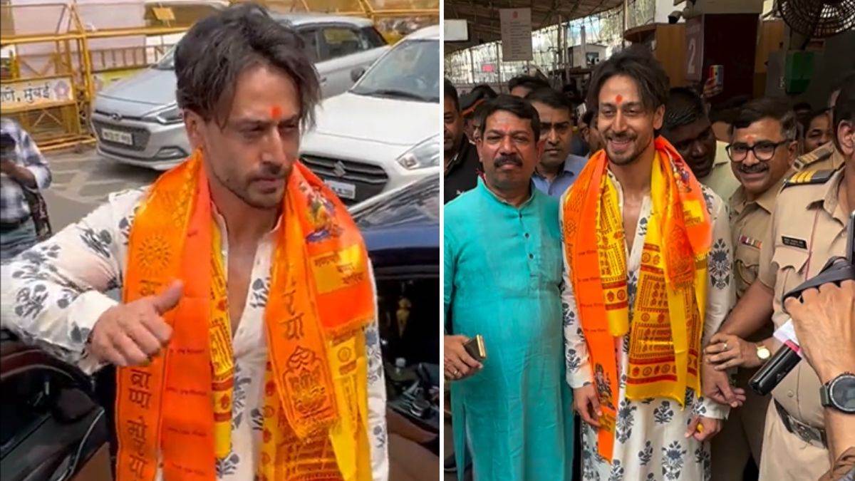 tiger shroff spotted at siddhivinayak temple amid in ganapath release