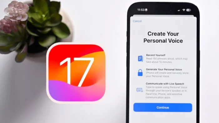 iPhone में Personal Voice फीचर सेट करने के लिए ये स्टेप्स फॉलो करिए।