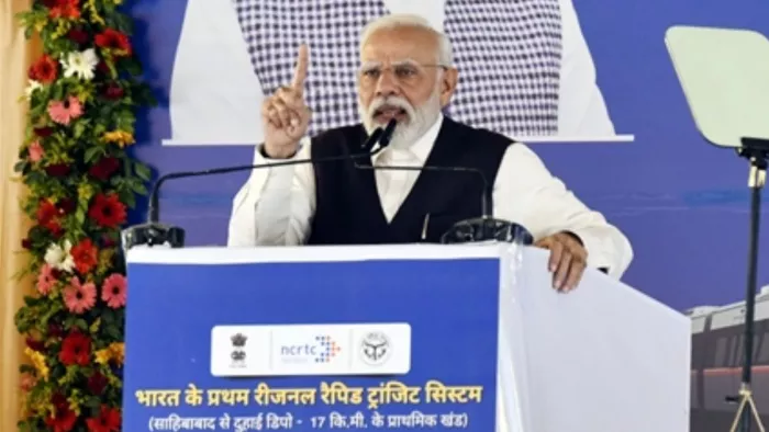 रैपिडएक्स ट्रेन के उद्घाटन पर बोले PM मोदी